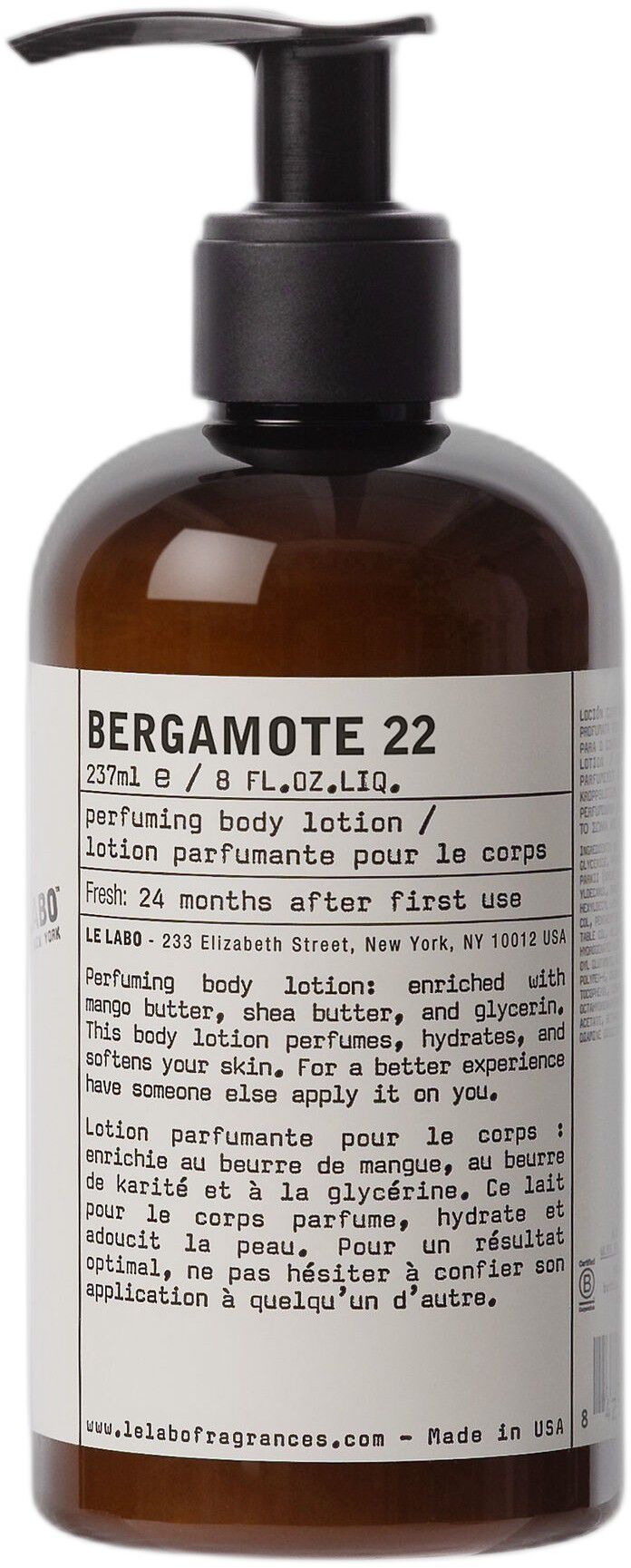 B22 PERF BODY LTN 237ML/8FLOZ