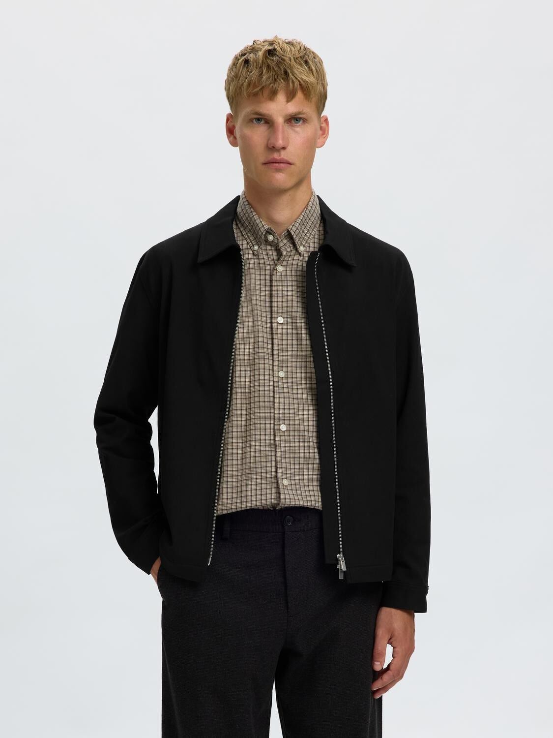 Slmregular Finn Zip Jacket Noos