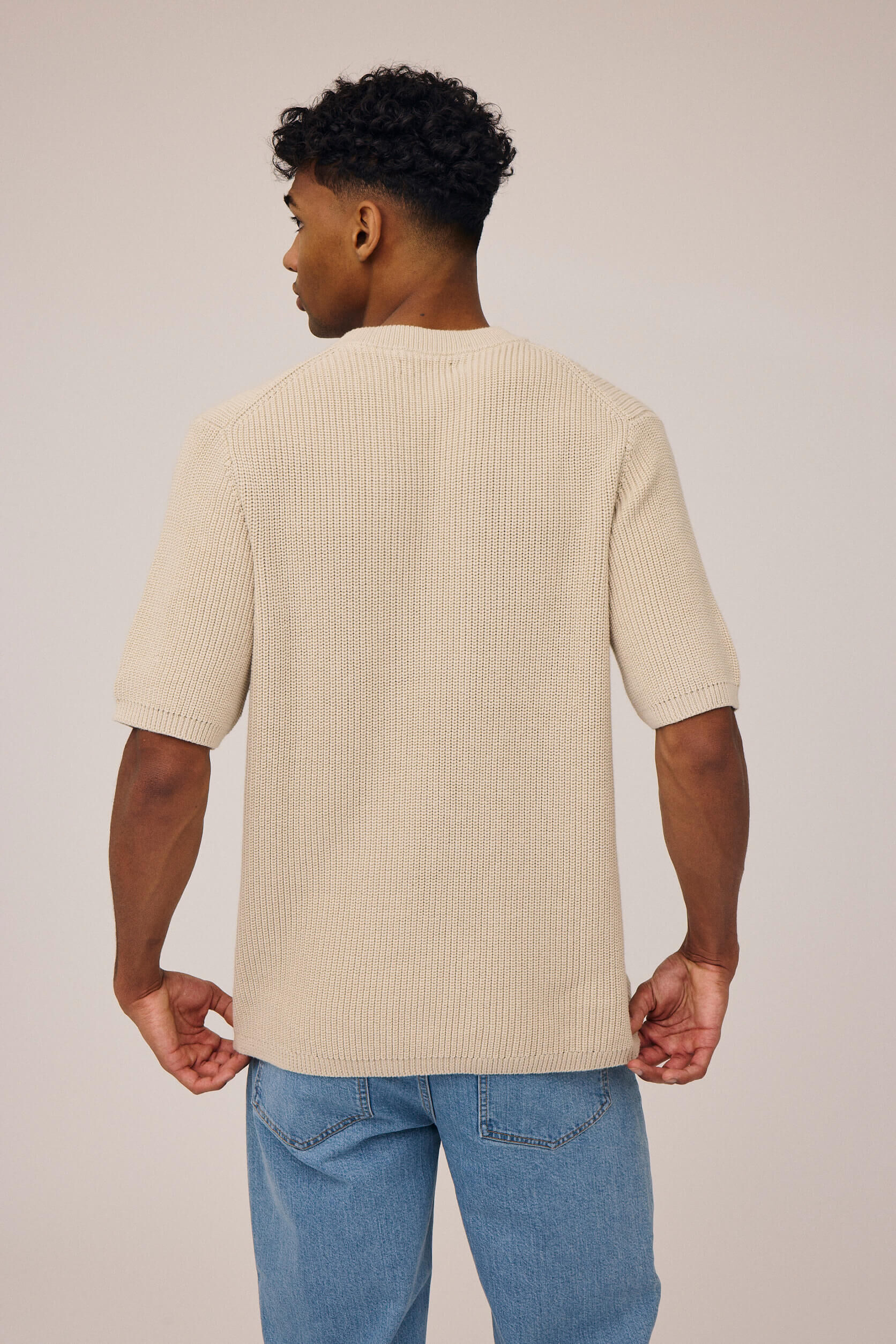 Nylan fishermans knit t-shirt - Organic GOTS