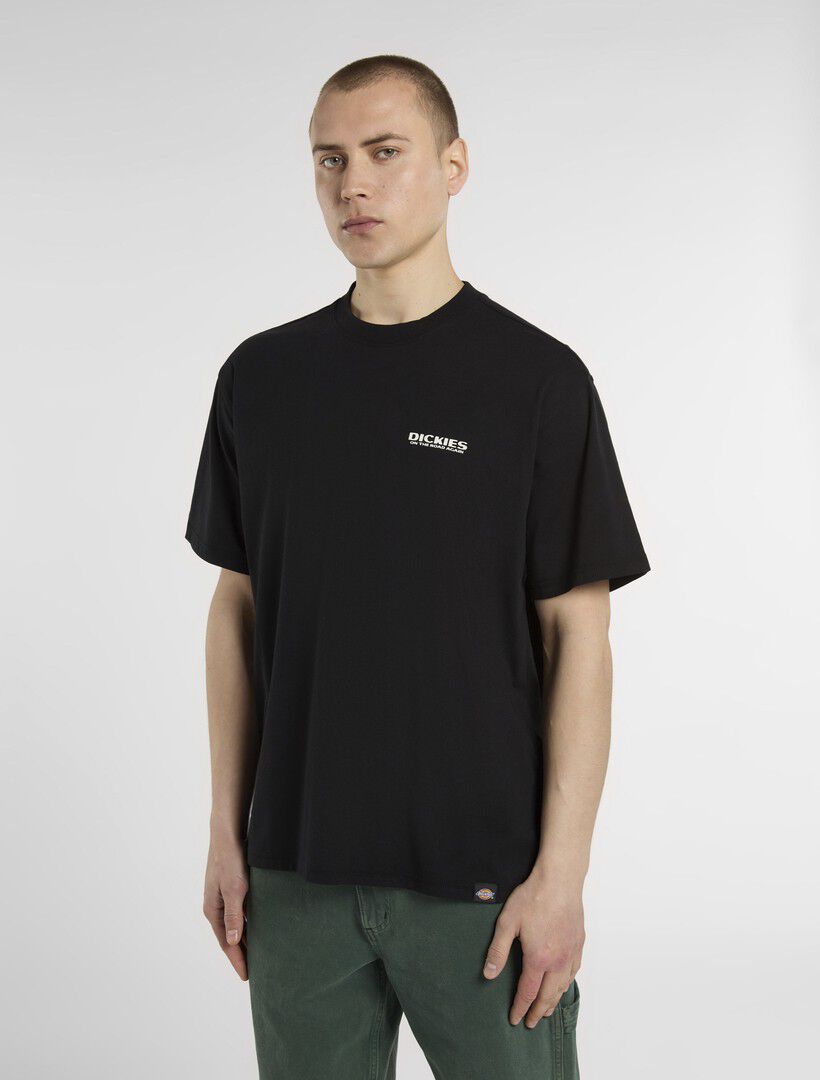 BURNS TEE SS BLACK
