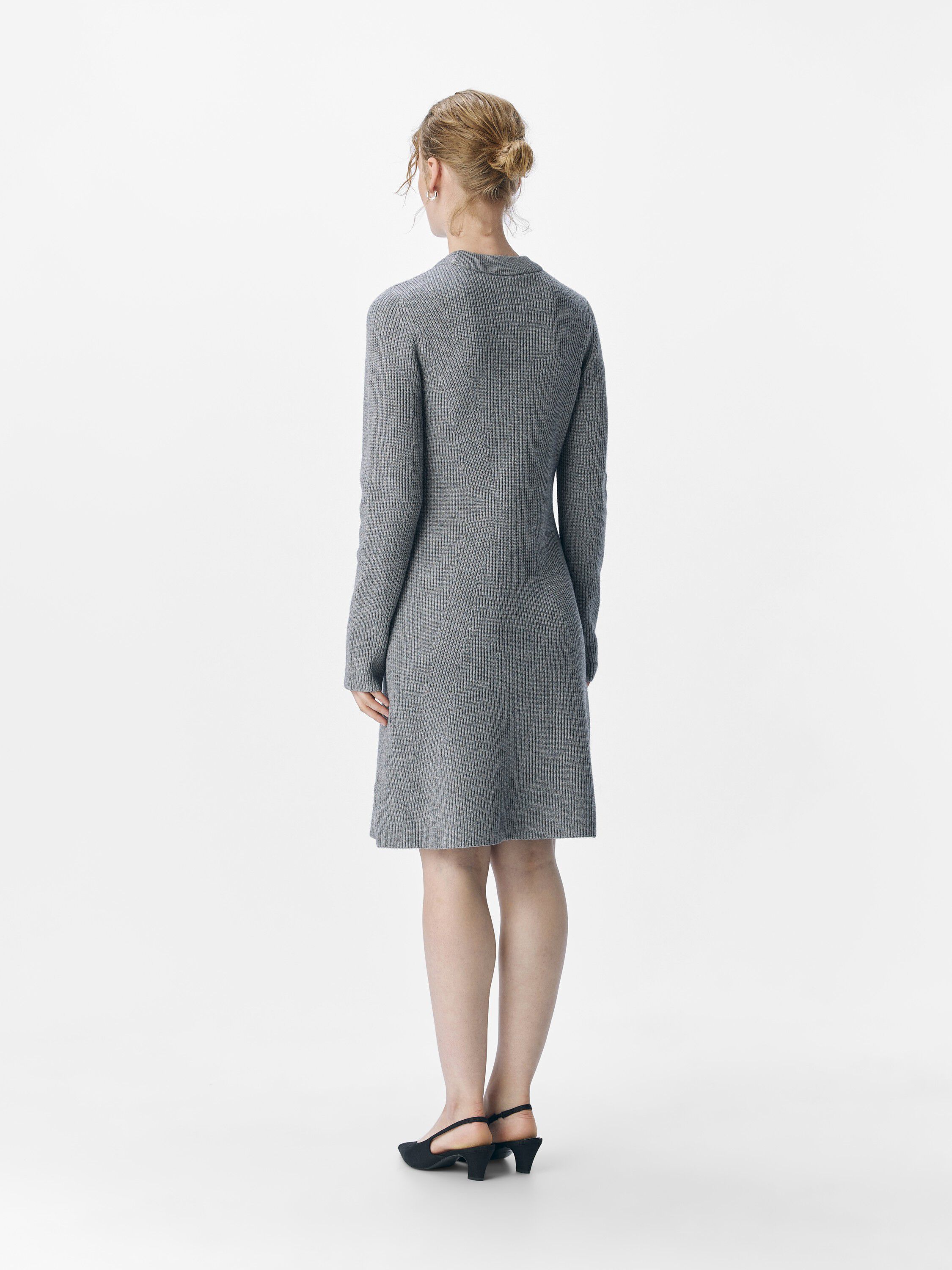 OBJVIOLA LS RE KNIT DRESS DIV