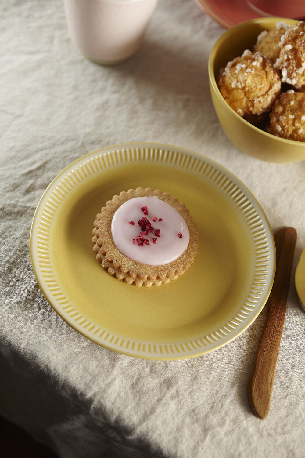 Colorit asjett &Oslash; 19 cm yellow