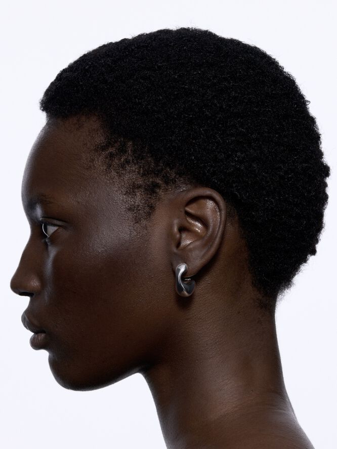 Dolphin Earring Small Silver