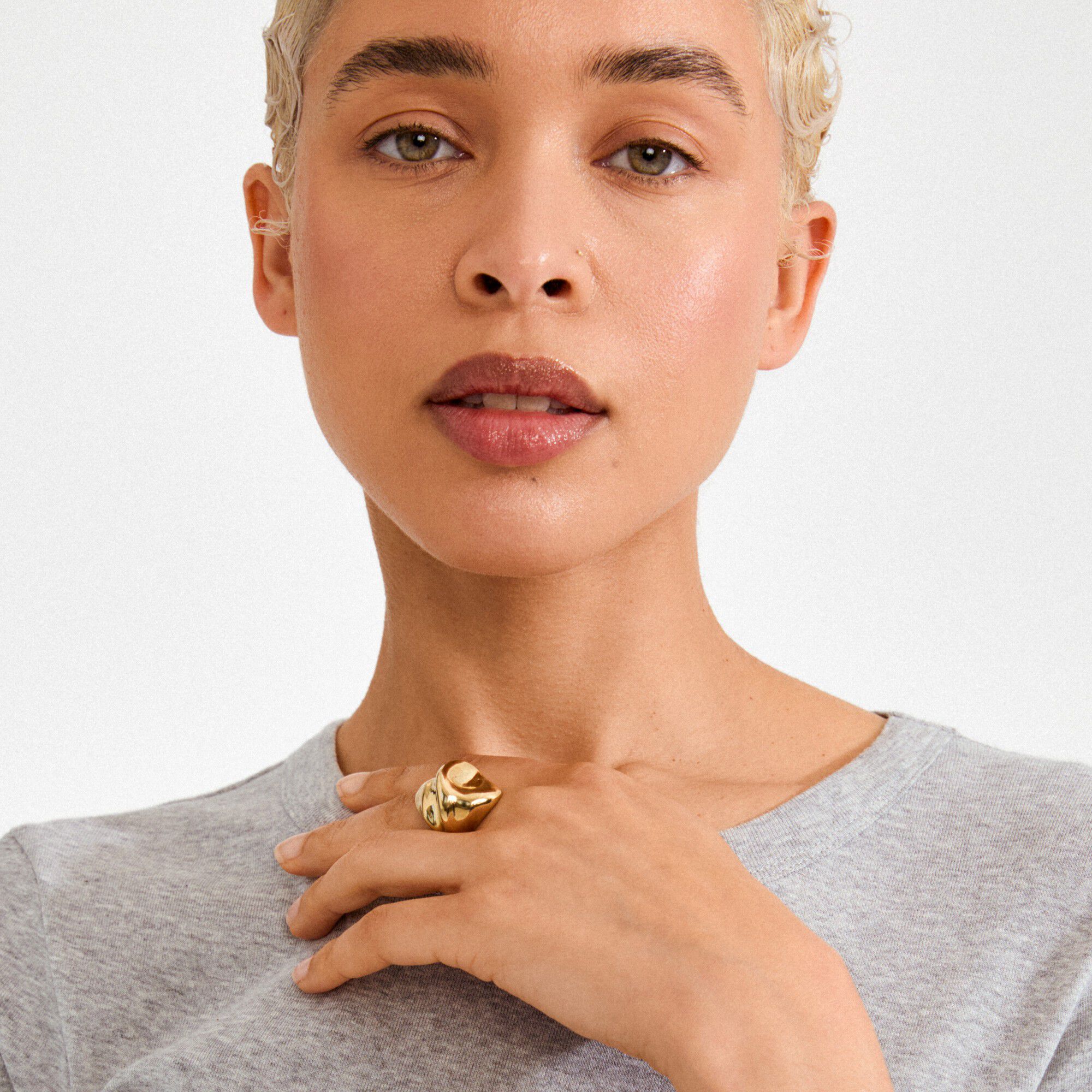 JOHNNIE ring guldbelagt