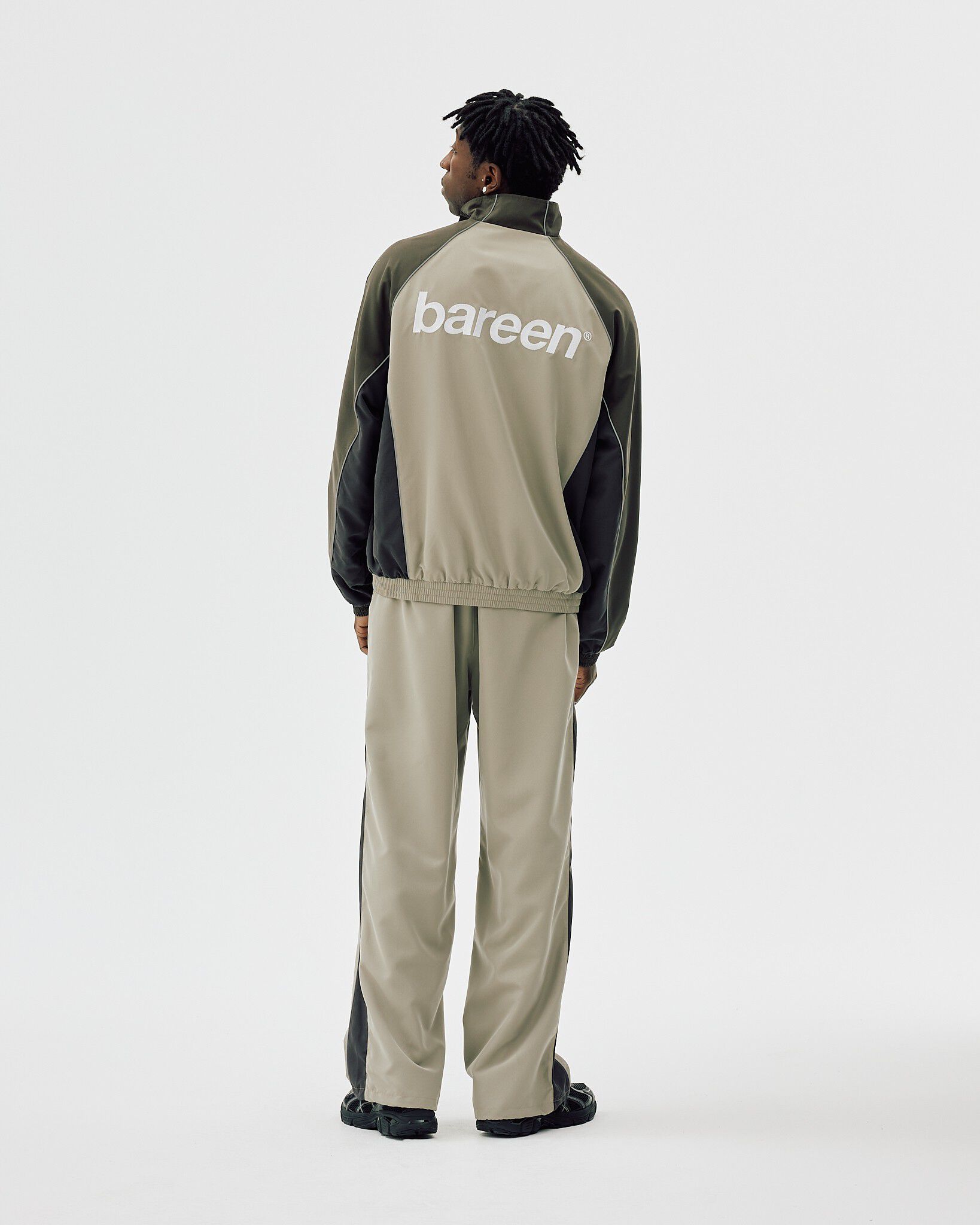 Relaxed Track Pants - Two-Tone