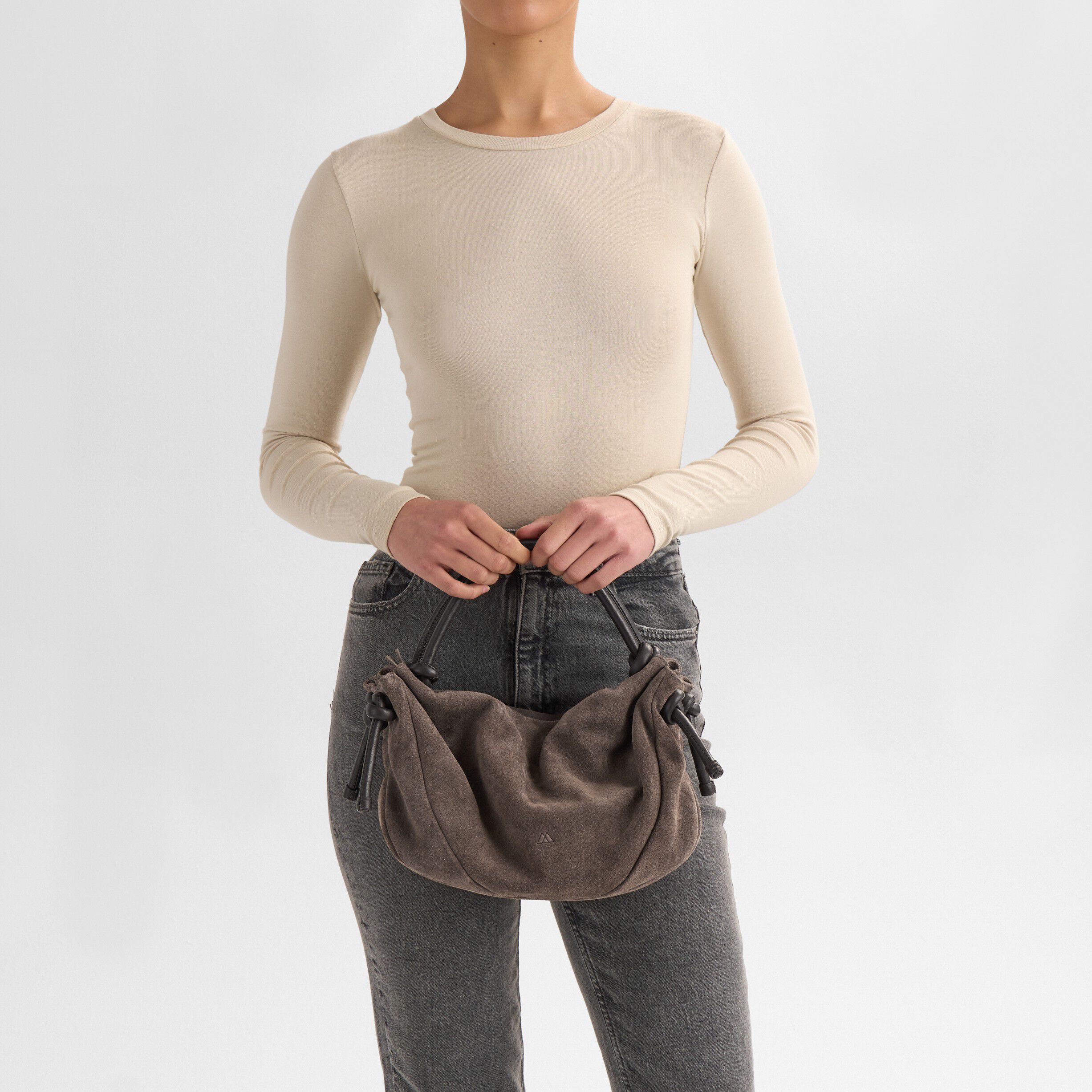 ZaharaMBG Handbag, Suede