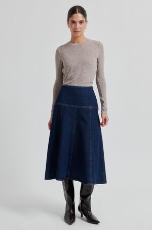 Columbo Denim Skirt - Cotton