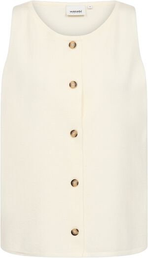 WA-SIKKA 5 Vest Off white
