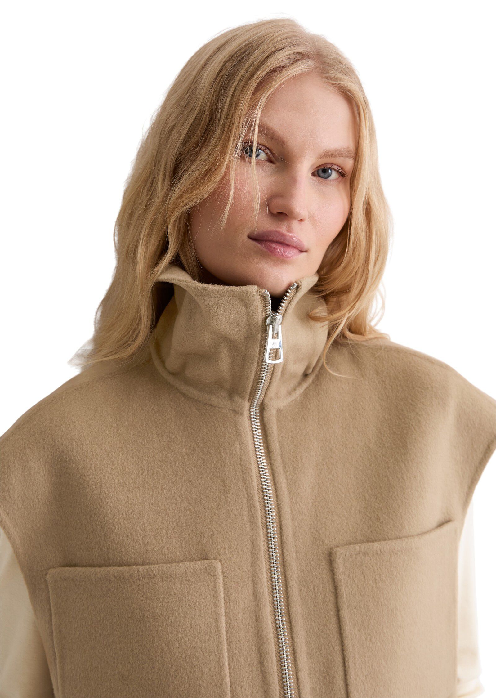 Vest, real double face workmanship,