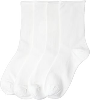 Comfy socks in cotton blend.
