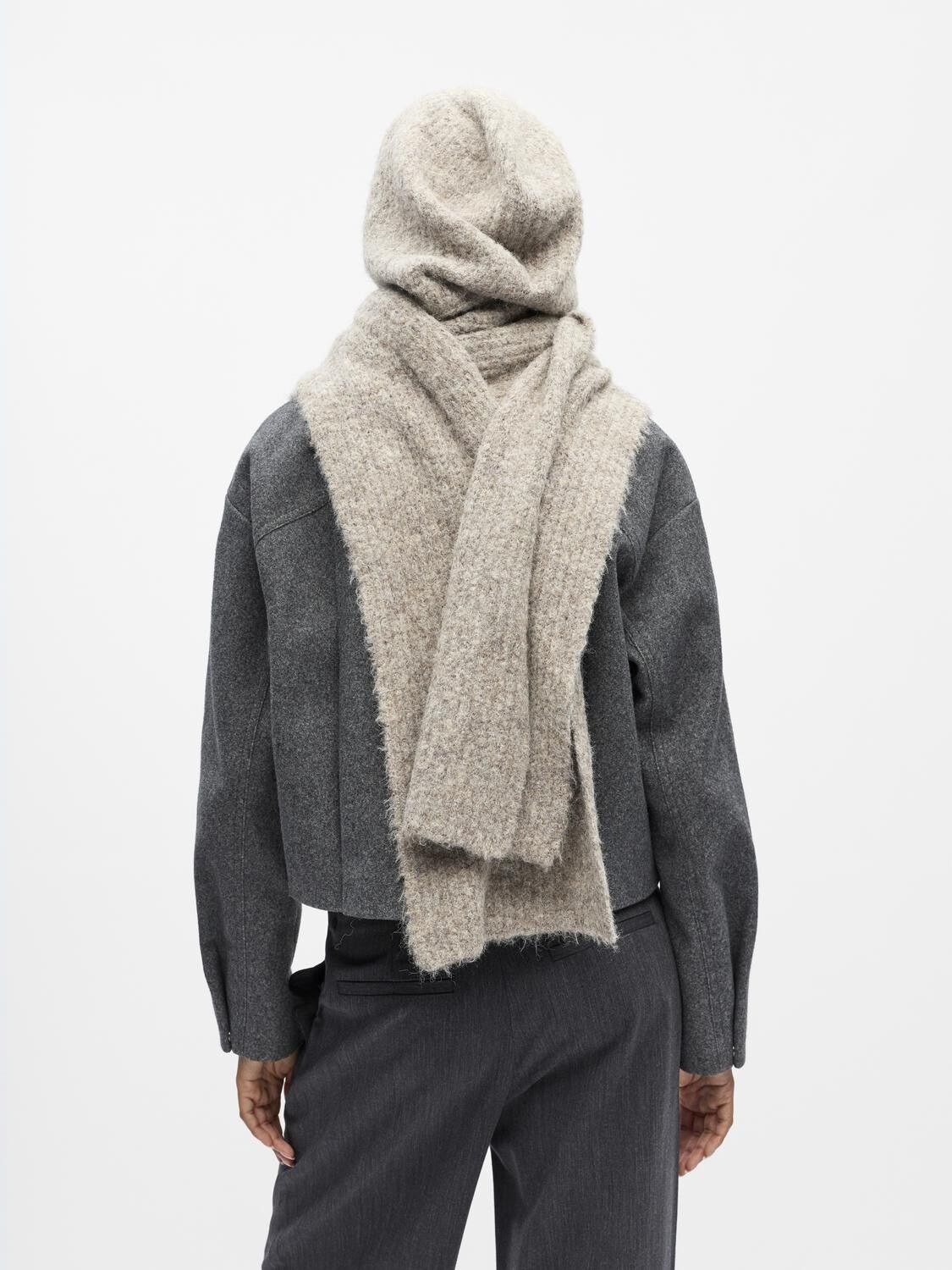 OBJMILU SCARF KNIT BALACLAVA 140