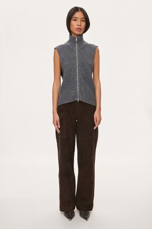 Fave Knit Zip Vest