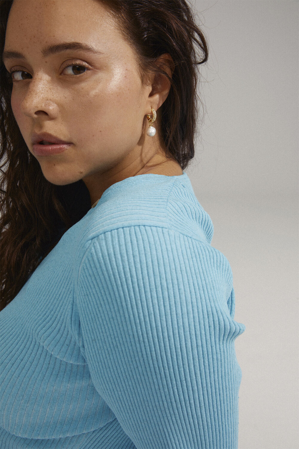 EDELE pearl earrings gold-plated