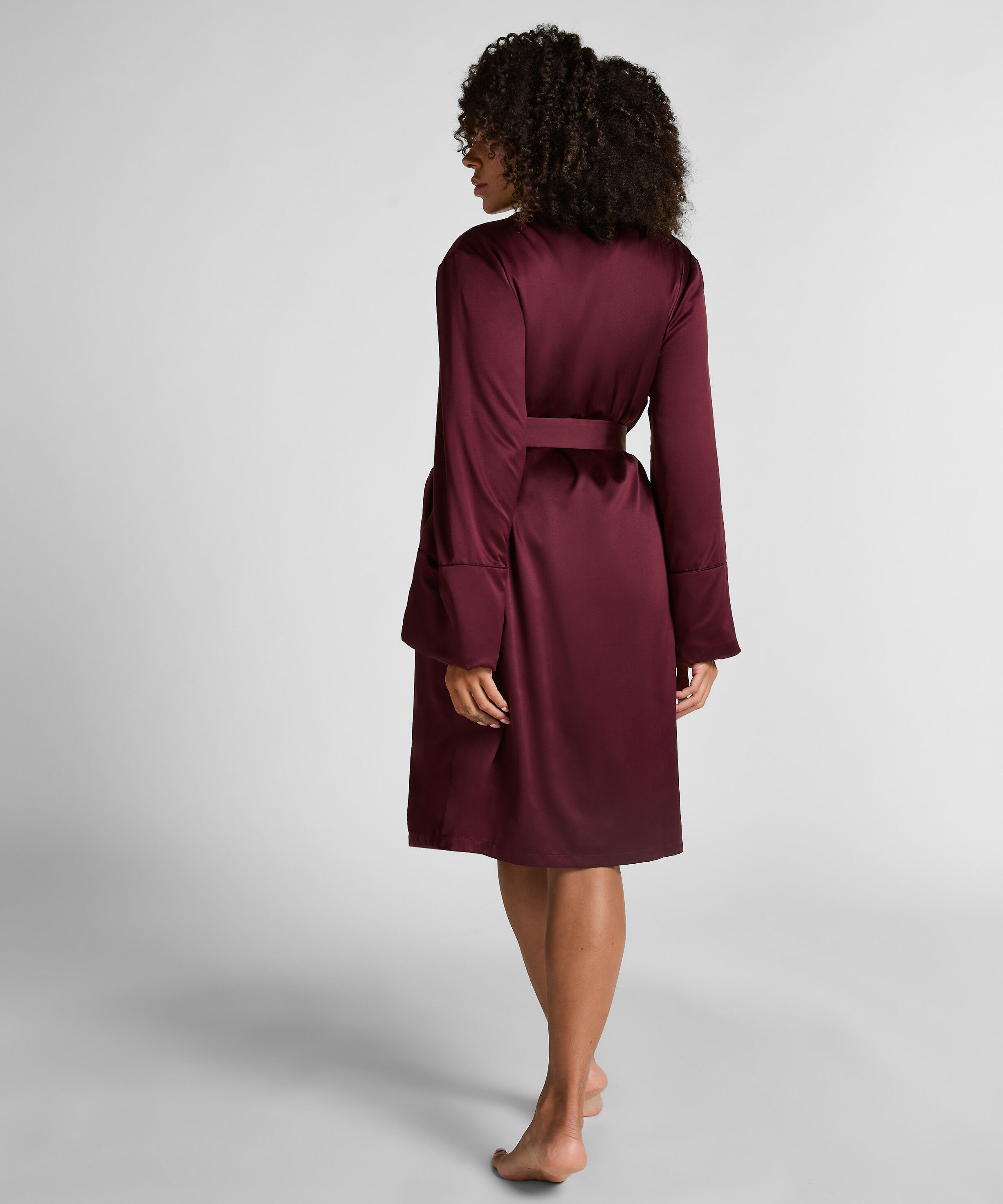 Satin Fleece Bathrobe