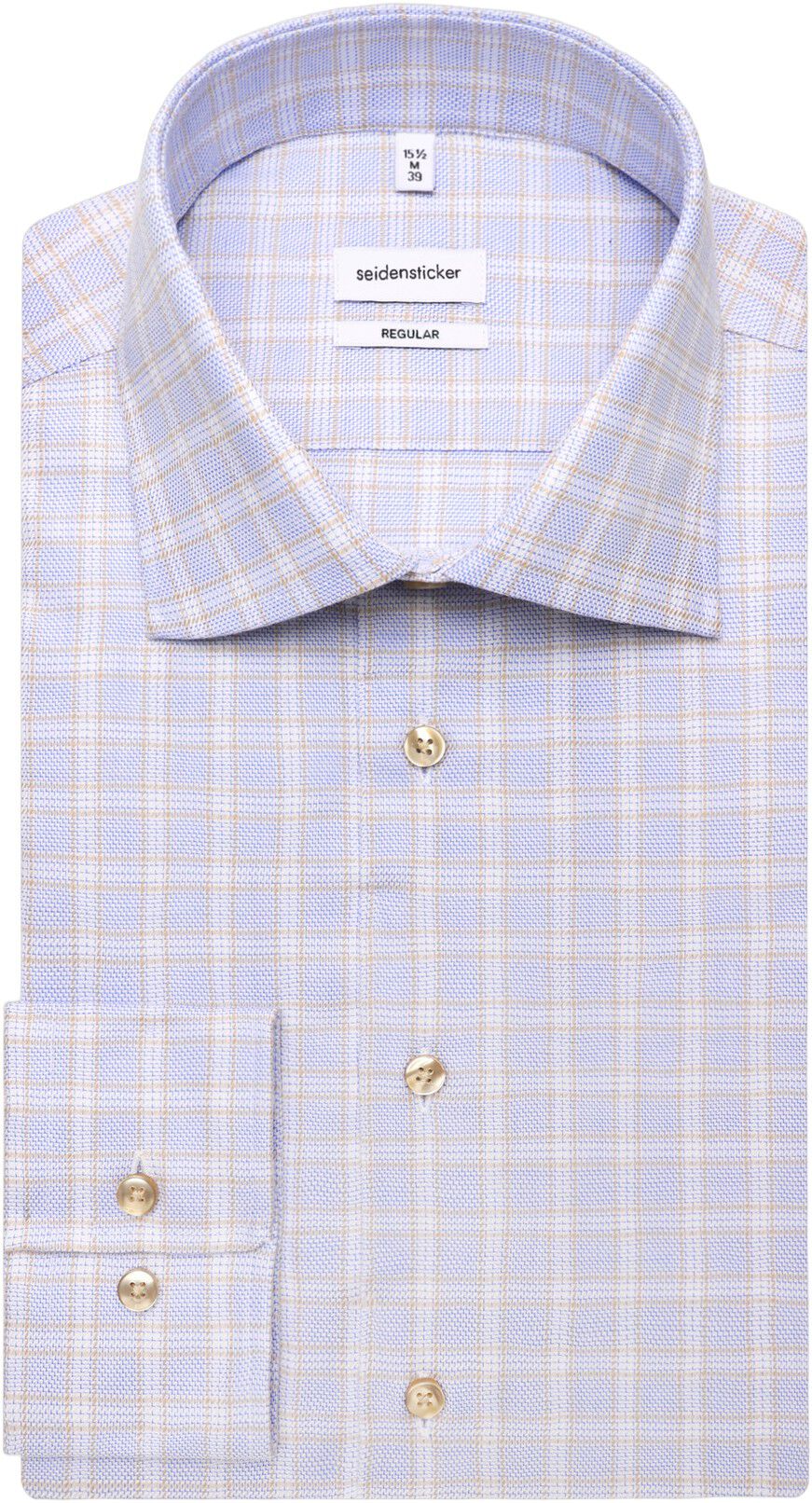 Business shirt Regular 1/1 Kent-Collar Check