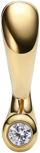 Mermaid Pool Huggie Gold