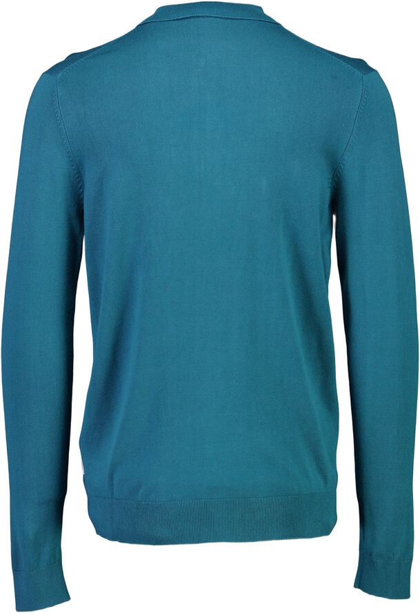 Ecovero L/S zip polo
