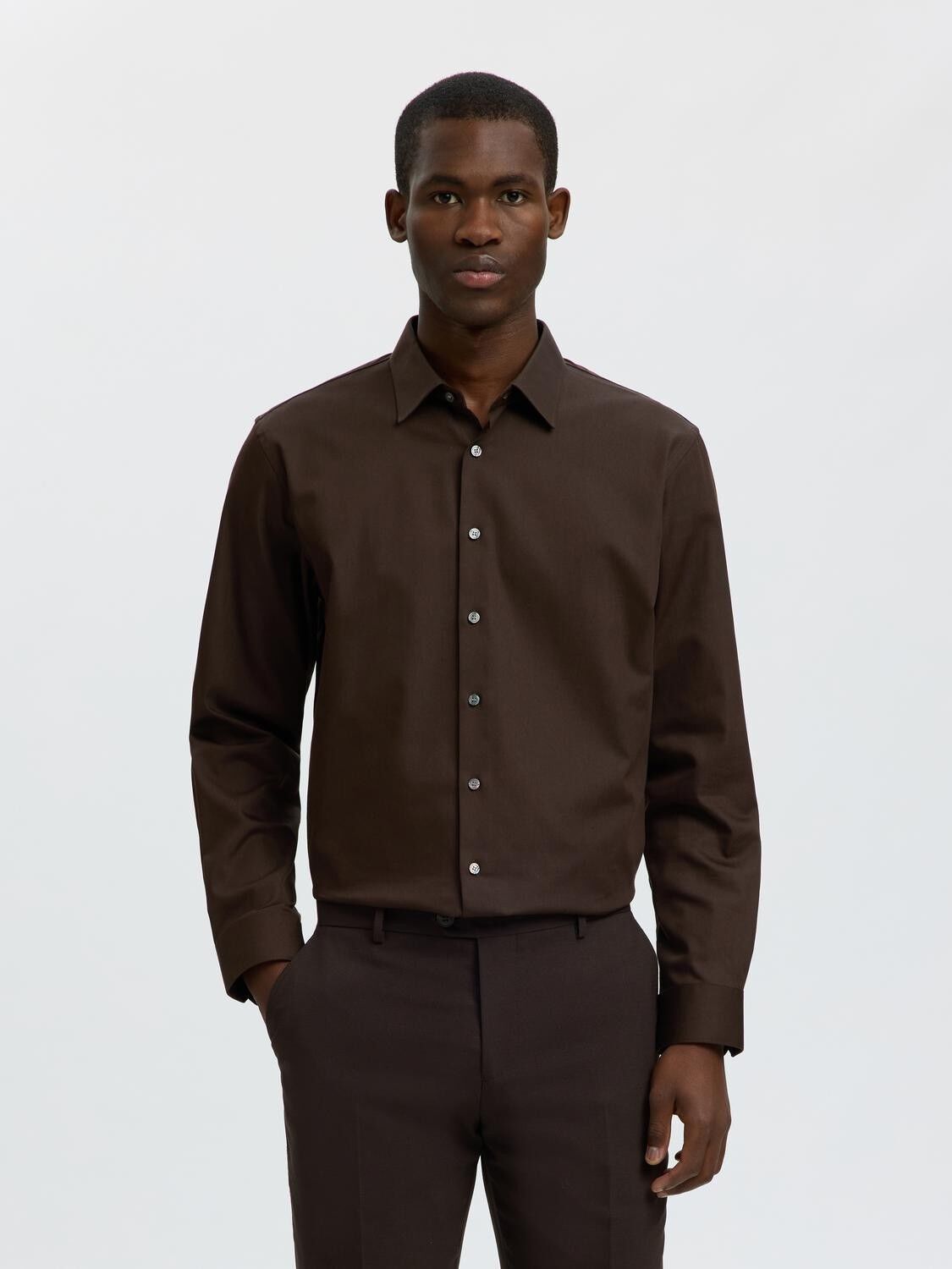 SLMSLIMFILIP PERFORMANCE SHIRT LS N