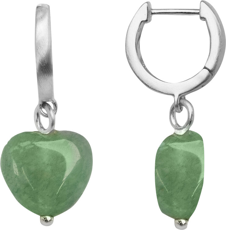 Soft Heart Hoop Green