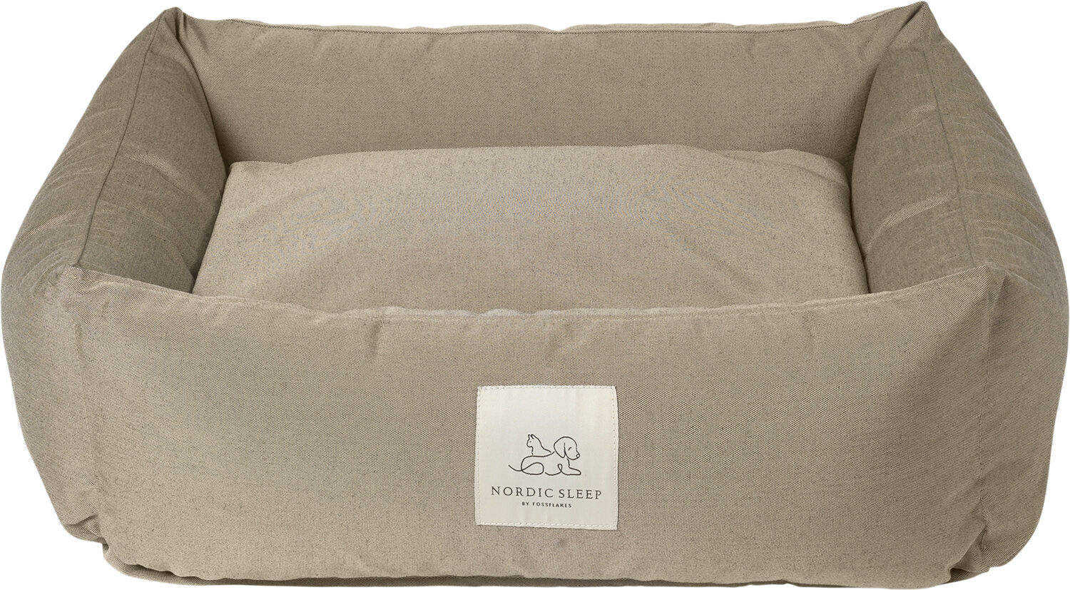 Fossflakes Dog bed Khaki