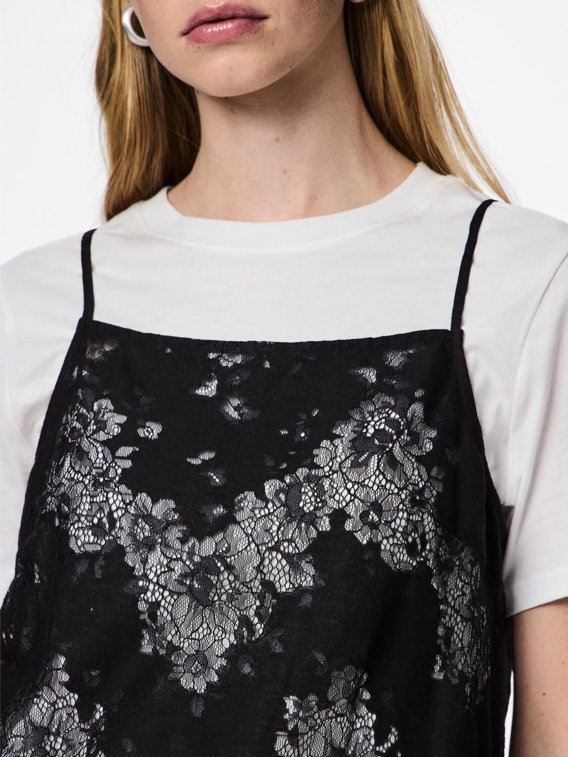 PCRINNE SL LACE DRESS WVN KCA