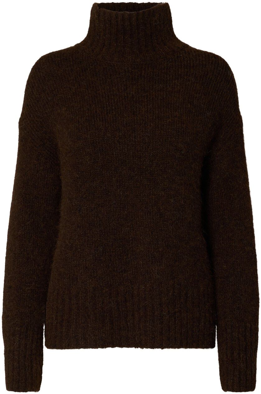 Slfgabriella Ls Knit High Neck Noos