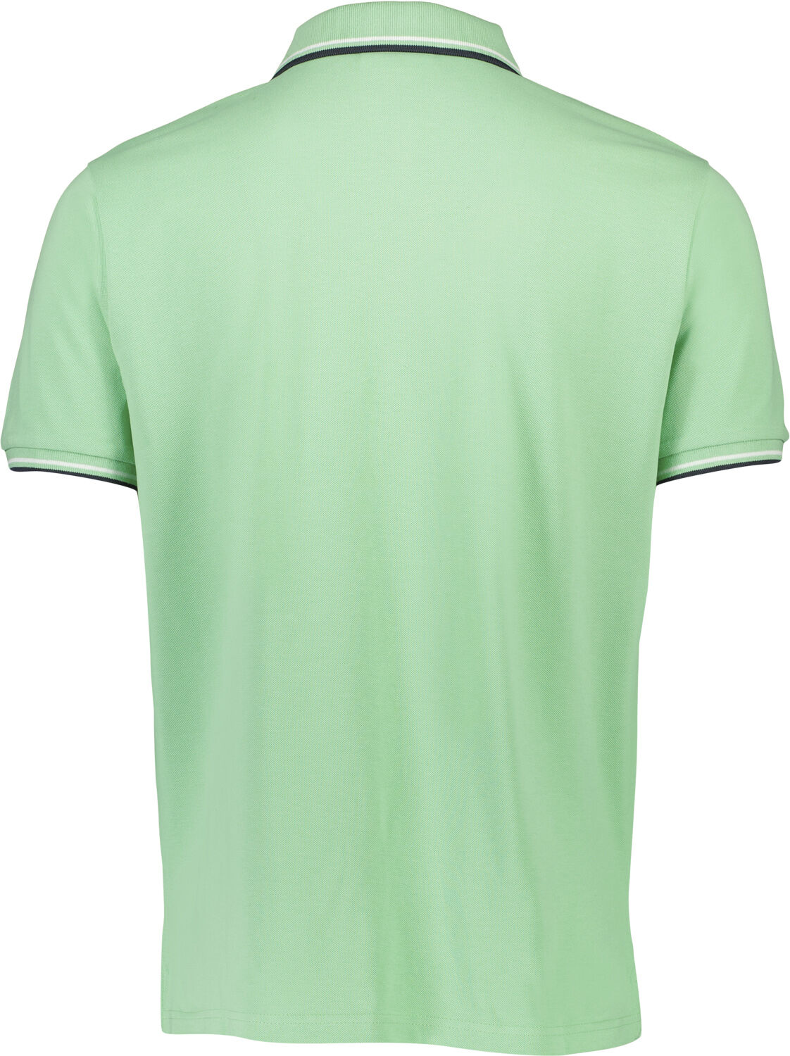 Polo shirt w. contrast piping