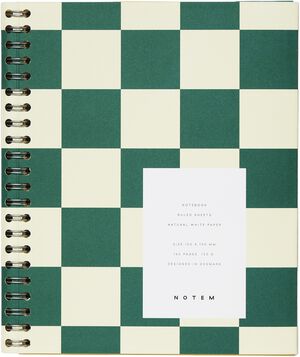 NELA notebook - Medium, Green check