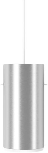 Tube Pendant, Brushed Aluminium, Large