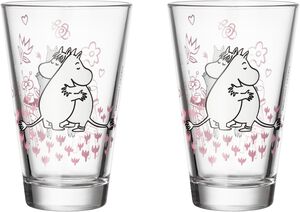 Moomin tumbler Love 30cl 2pc