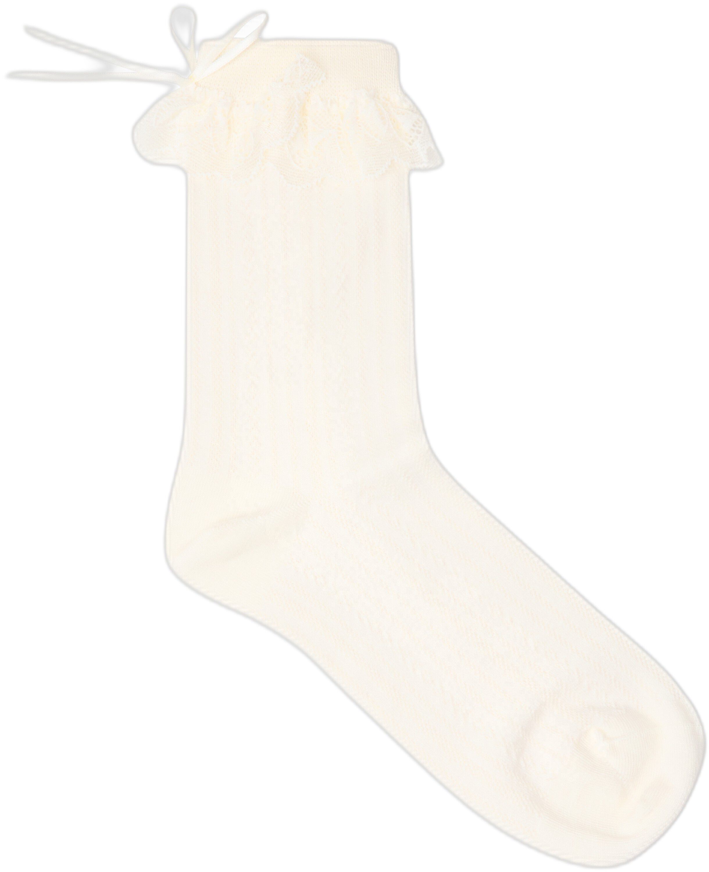 Sock lace cuff w bow