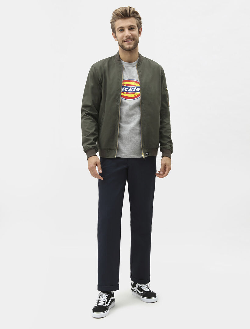 ICON LOGO TEE GREY MELANGE