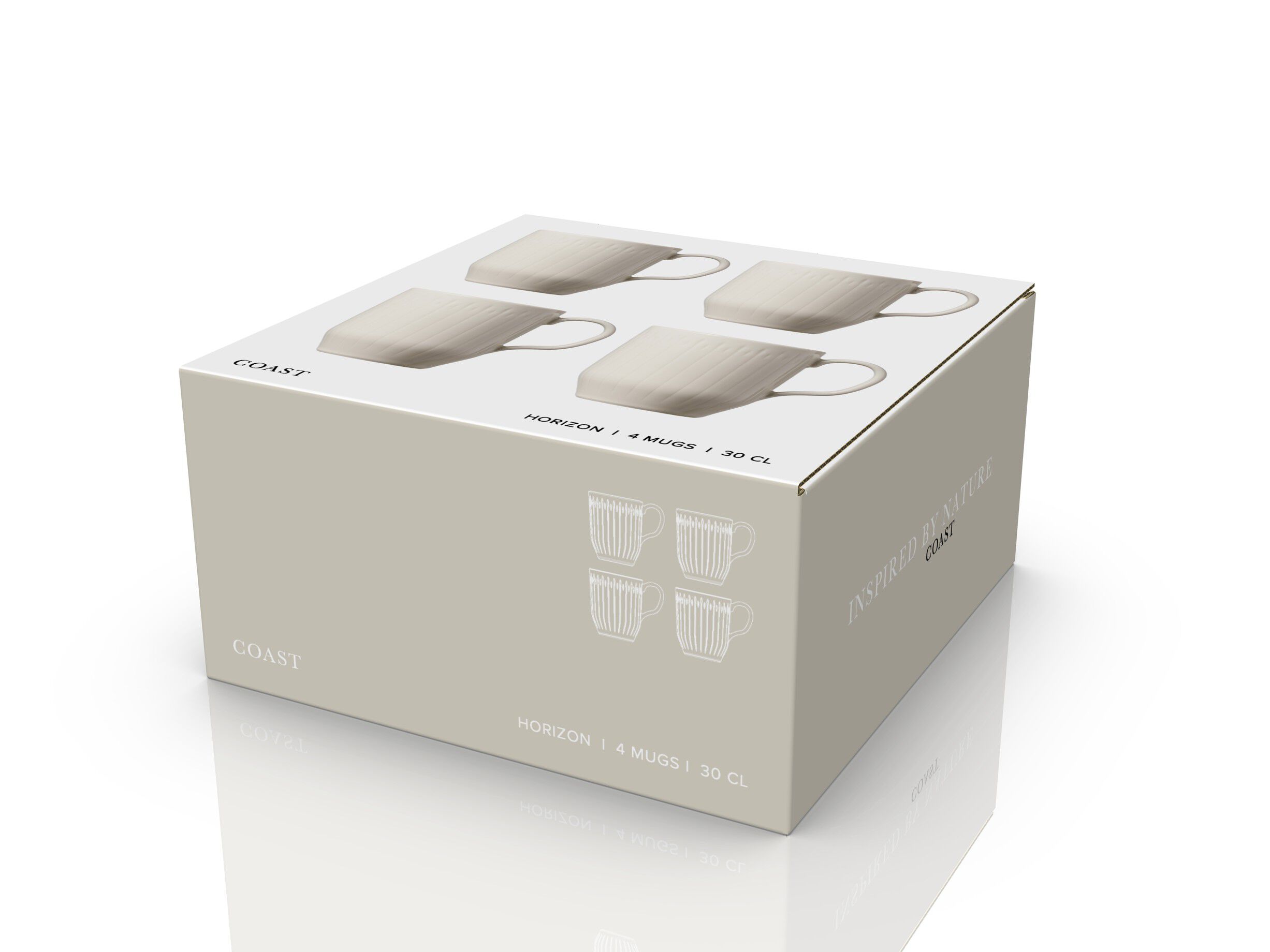 Krus Horizon 30 cl 4 stk. Cloud