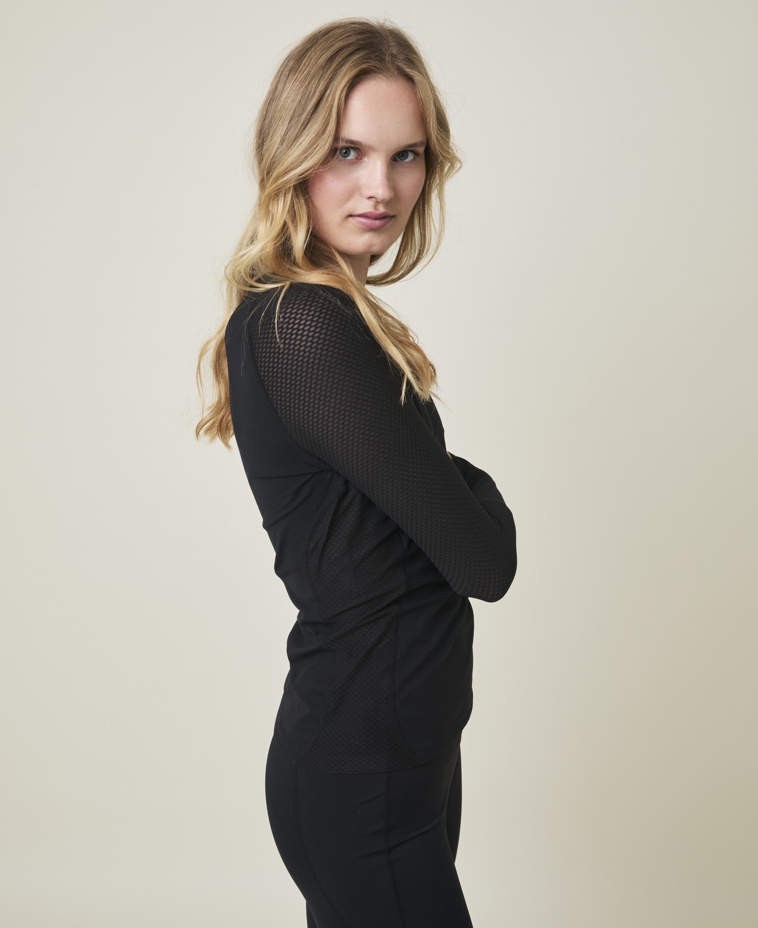 Ability Performance T-shirt med lange &aelig;rmer - Nero
