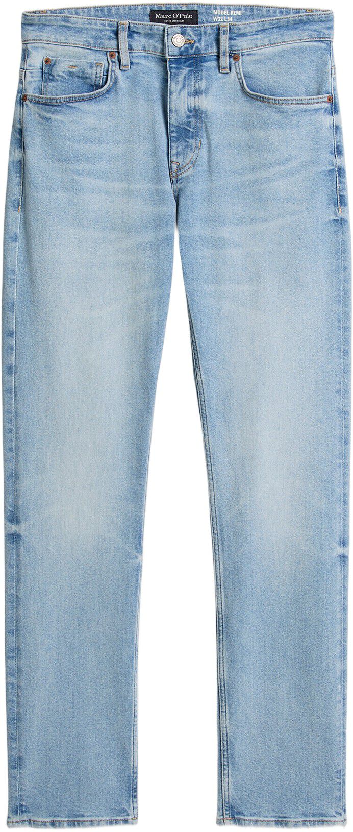 Denim, regular fit, regular leg, lo