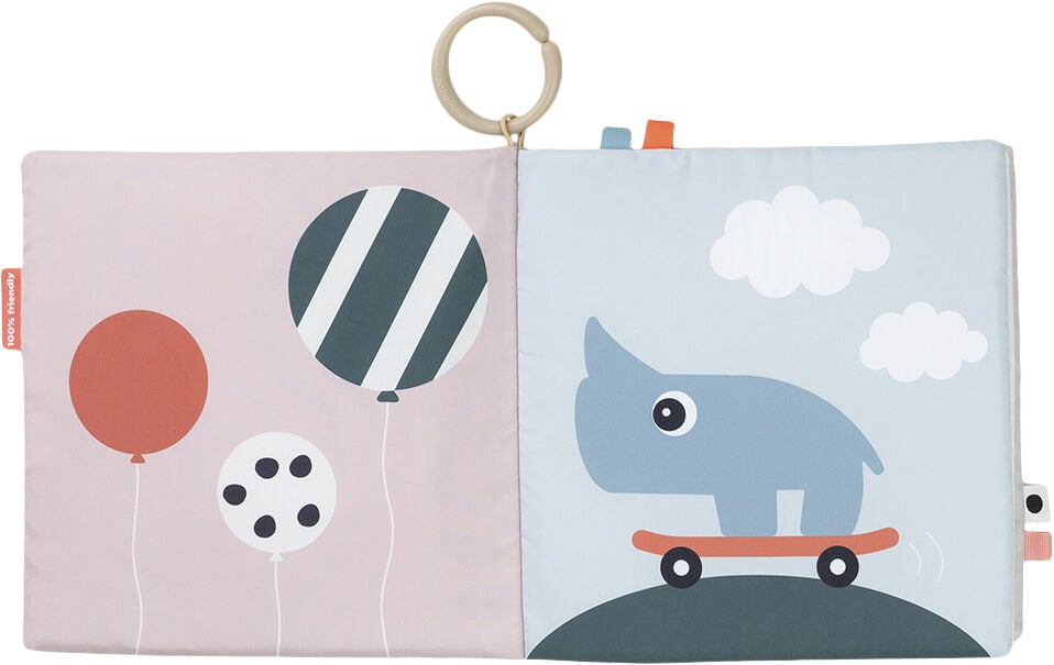 Tummy time stofbog Deer friends Farvemix