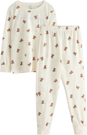 Mjukt 2-delat pyjamasset med långär