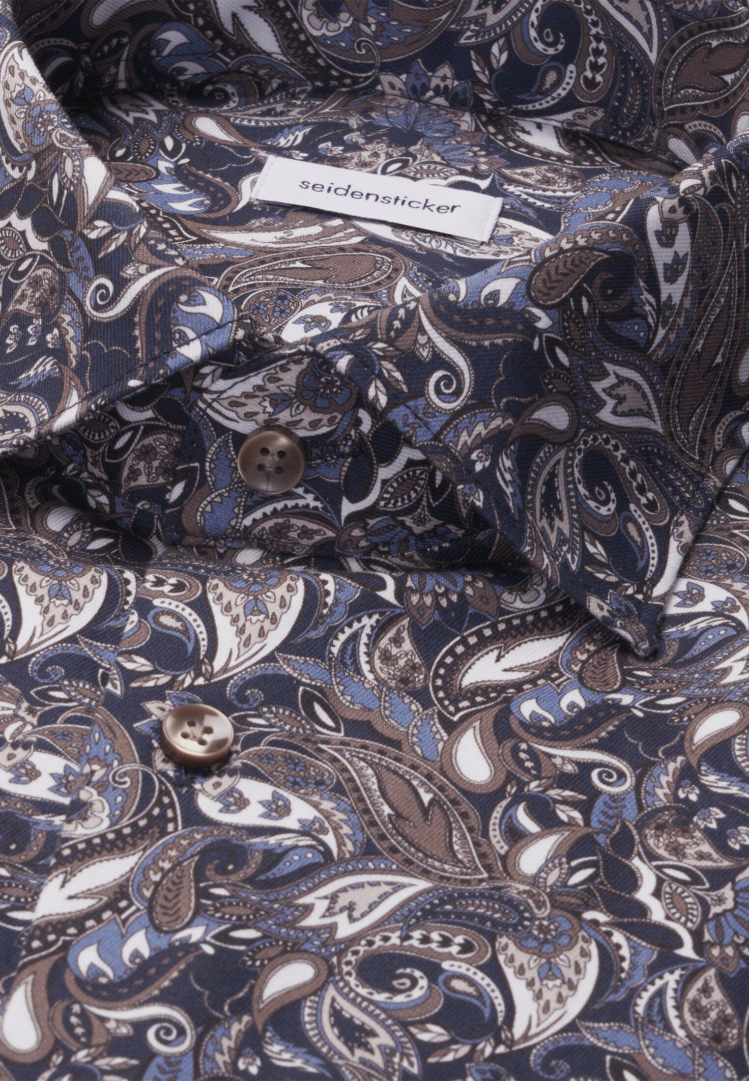Business shirt Regular 1/1 Kent-Collar Print