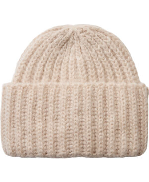 Chunky Rib Beanie Sand
