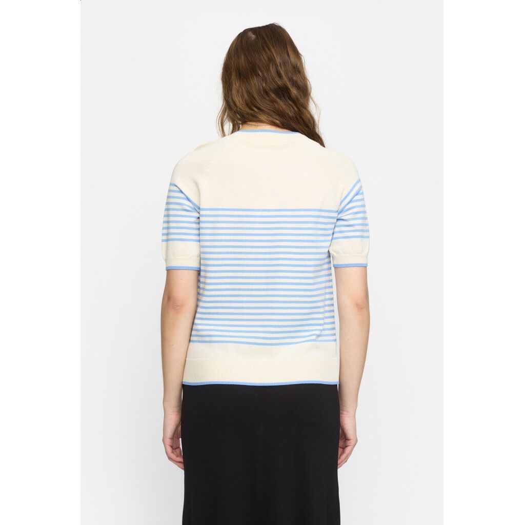 SRMarla SS O-neck Stripe Knit