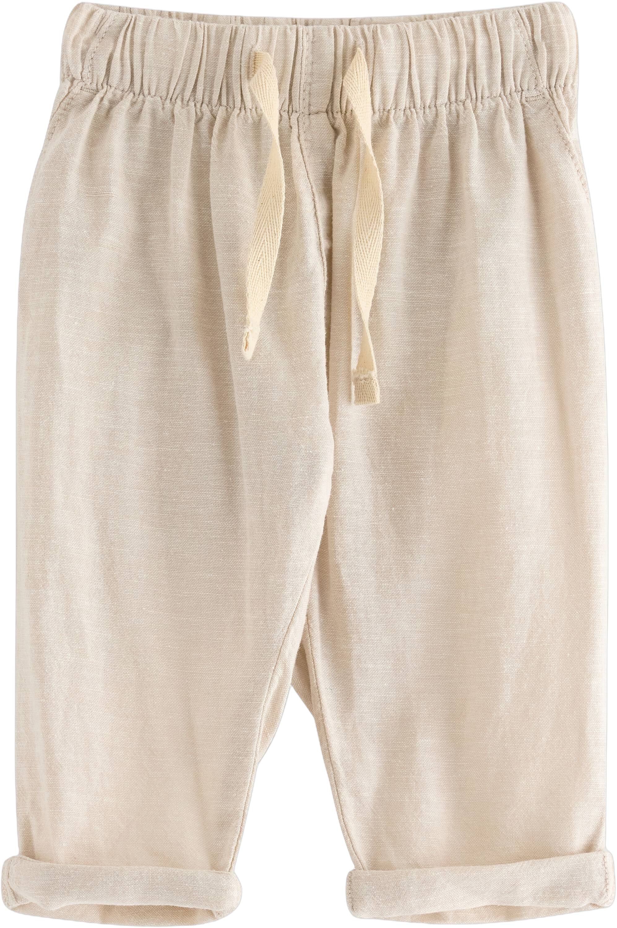 Trousers linen blend