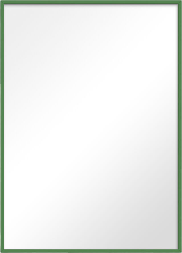 Green Wood Mirror