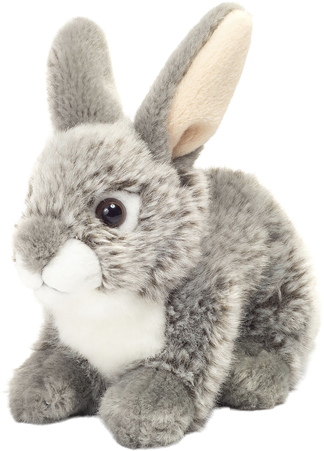 Teddy Hermann - Siddende kanin gr&aring; 18 cm