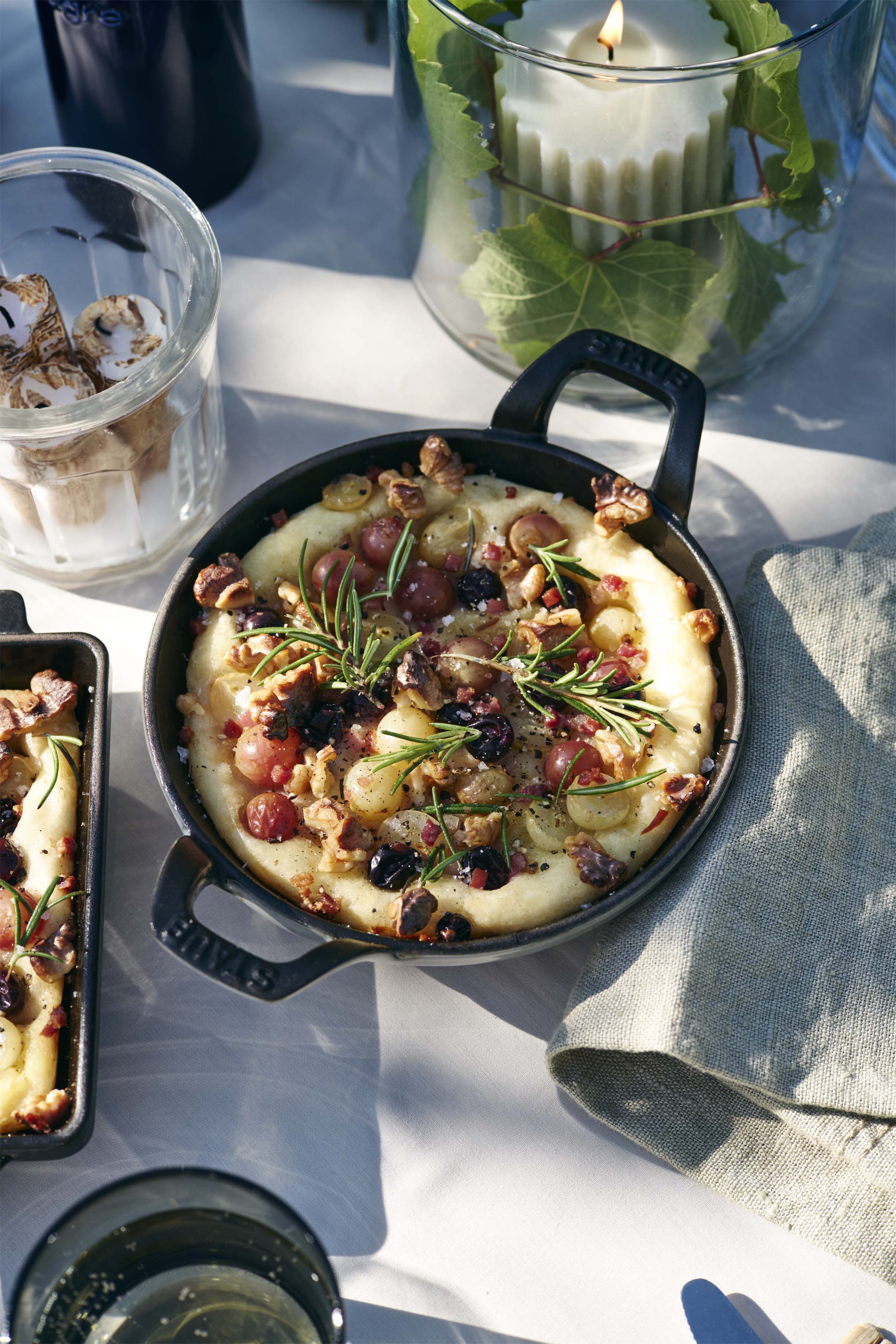 Ovnfad 12 cm Sort Rund St&oslash;bejern