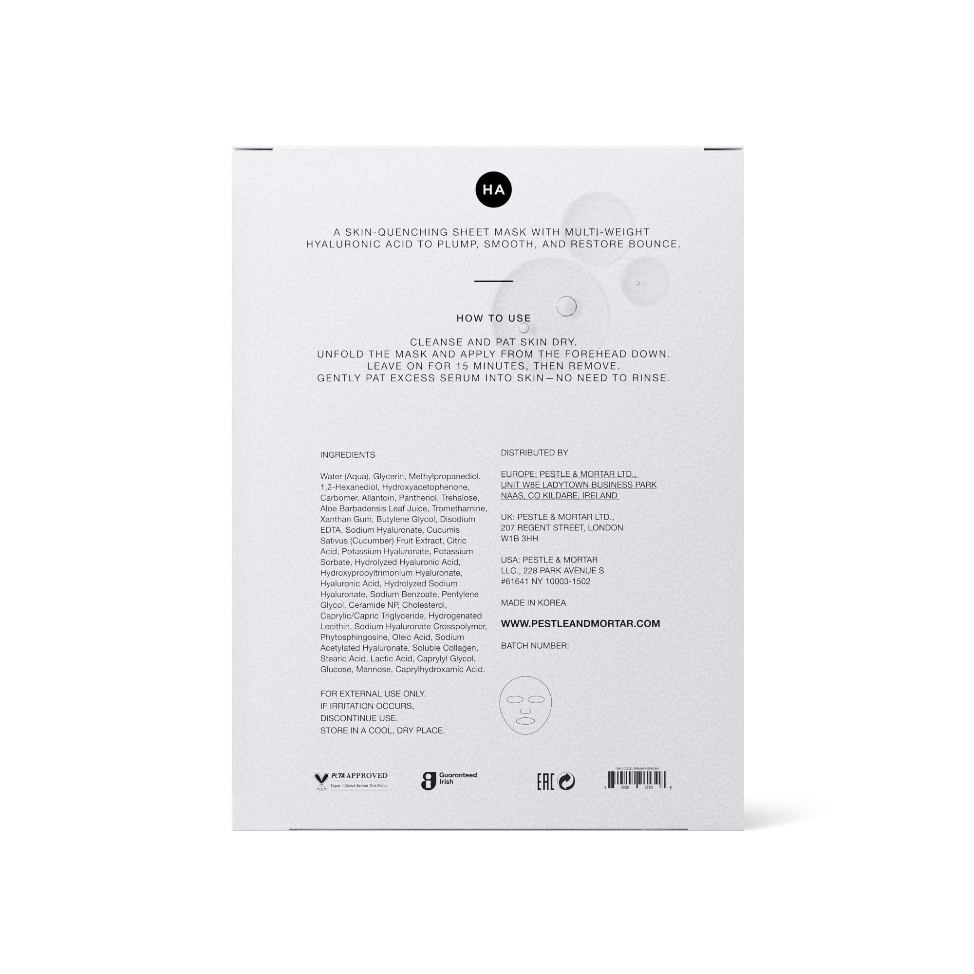 Pure Hyaluronic Sheet Mask