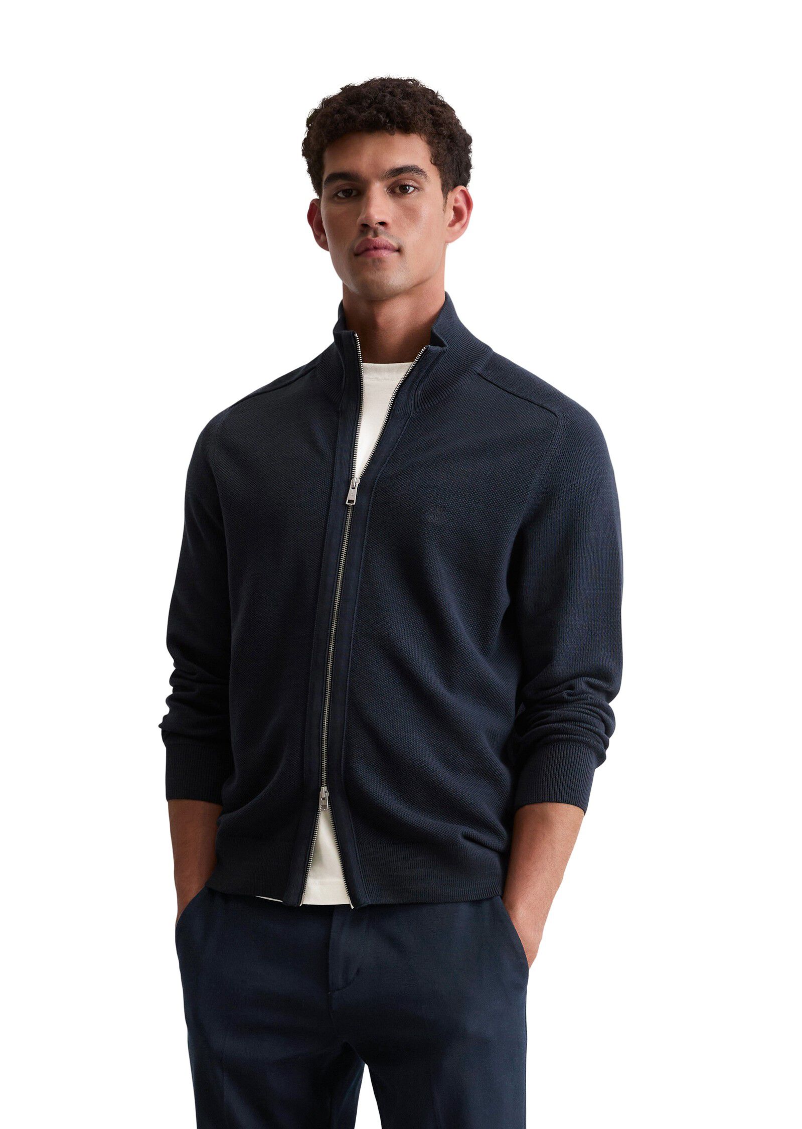 Zipped trainer jacket with raglan s