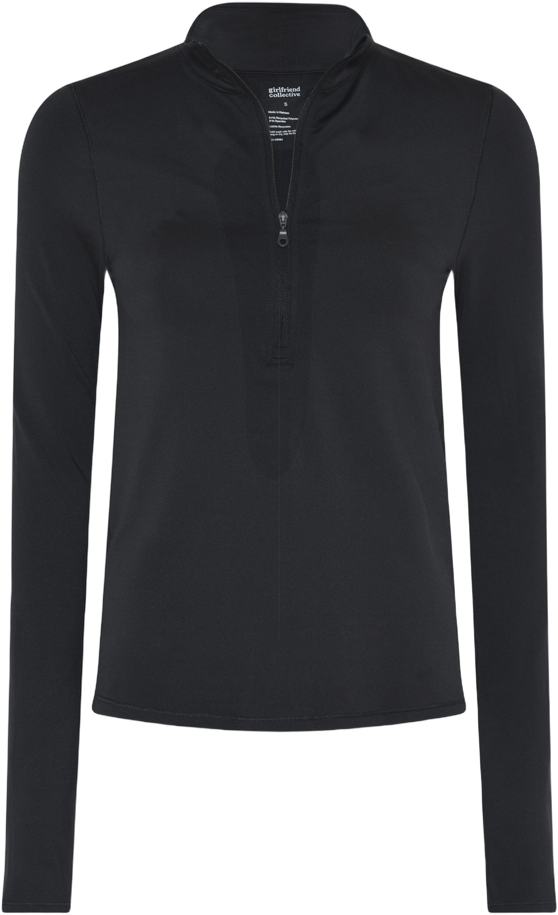 Reset Long Sleeve Mock Neck, Half Zip