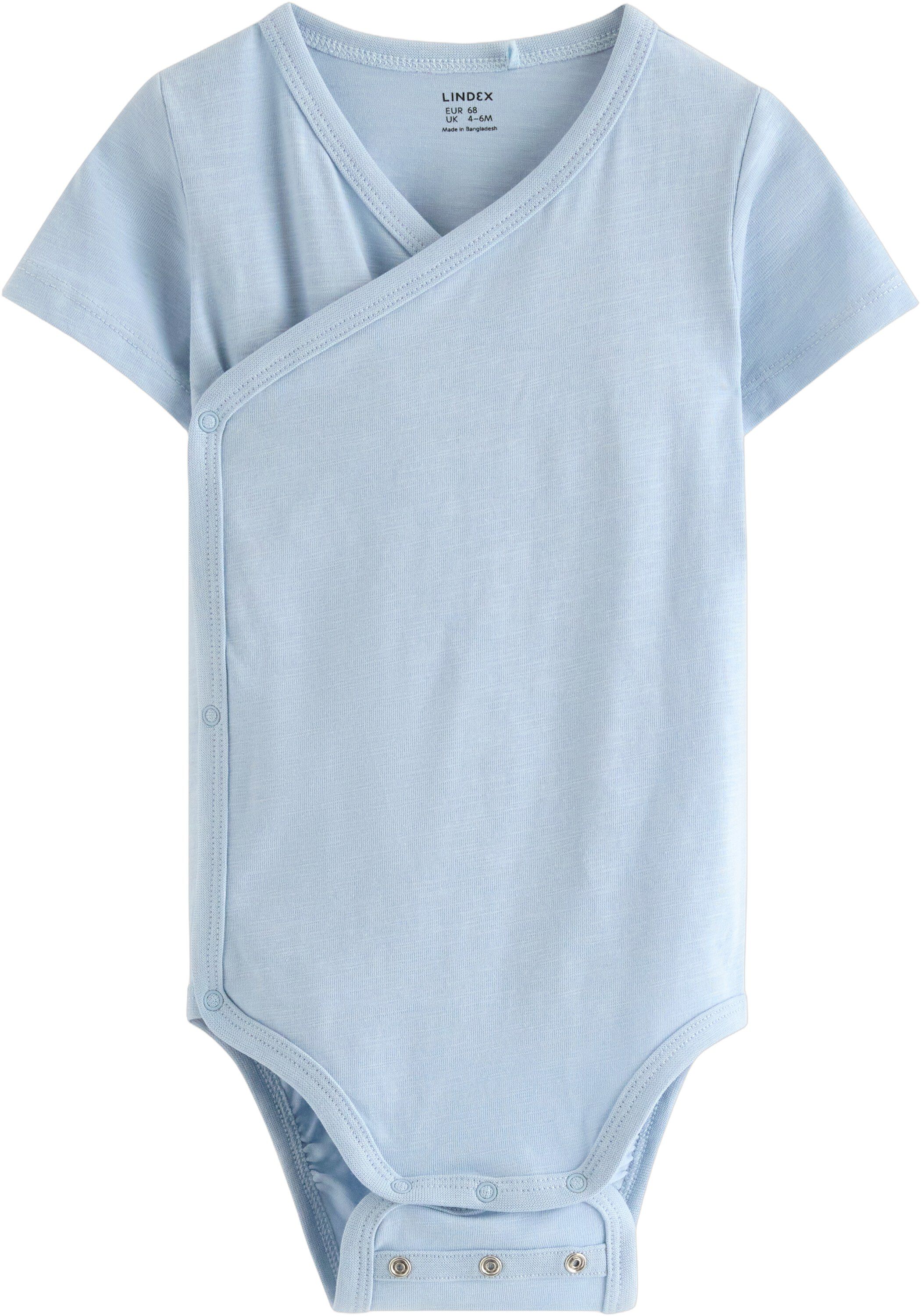 Body wrap shortsleeve slub bas