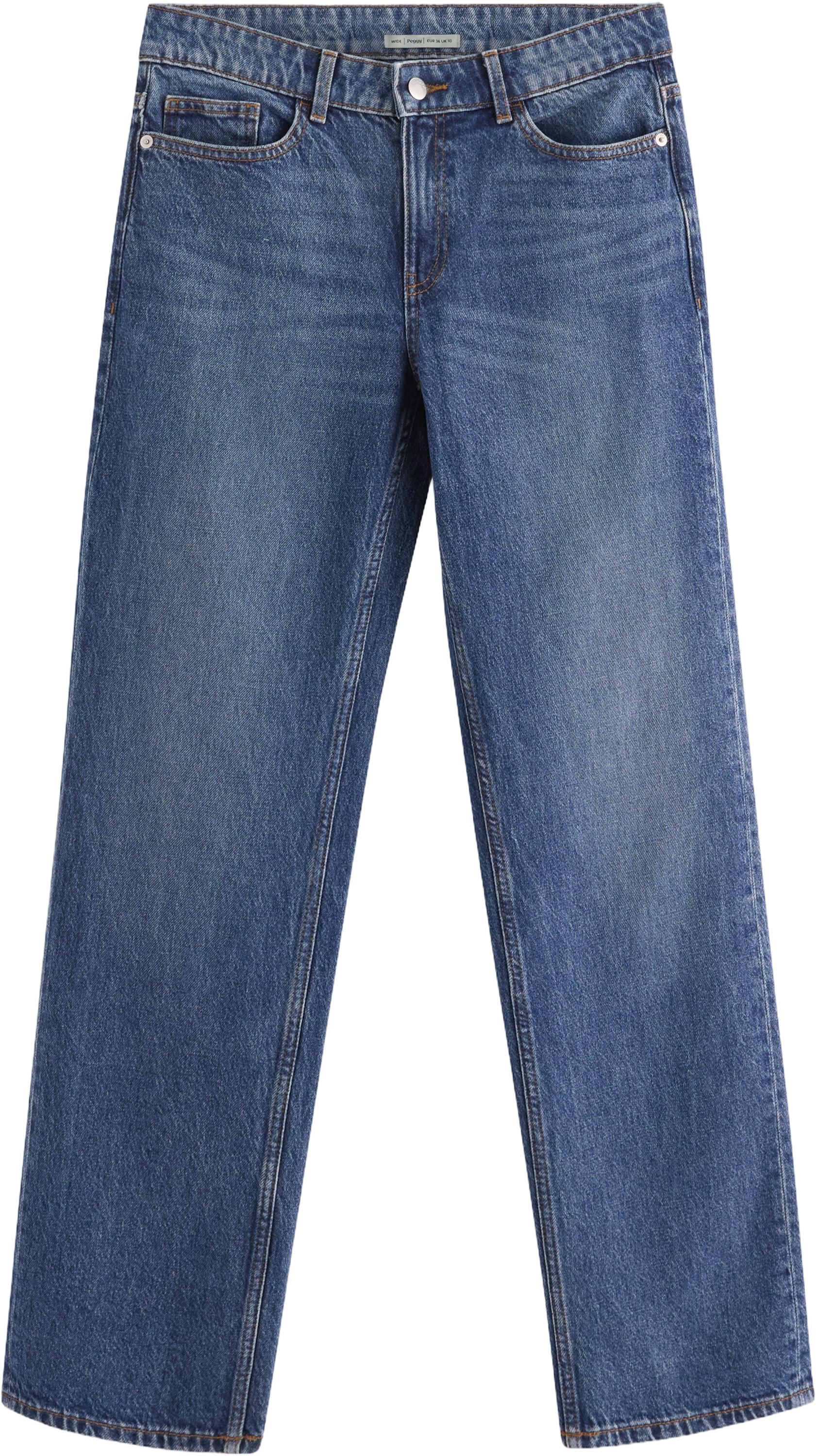 STRAIGHT Nea jeans med l&auml;tt stretch