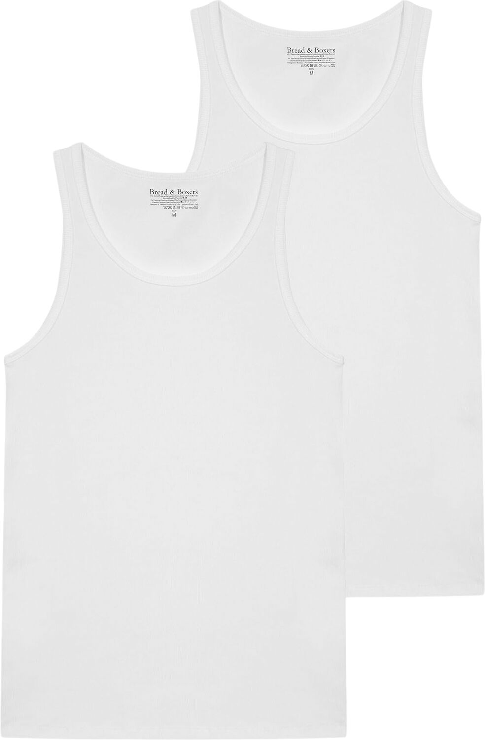 2-Pack Tank ribbed